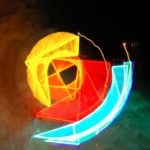 EXPERIMENTING WITH LIGHT ( SCULPTURE WORK 1990’s BY CLAYTON OREHEK )